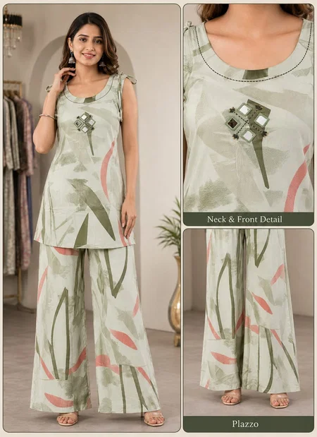 Ff Sjg 22 Kg Rayon Printed Top With Bottom